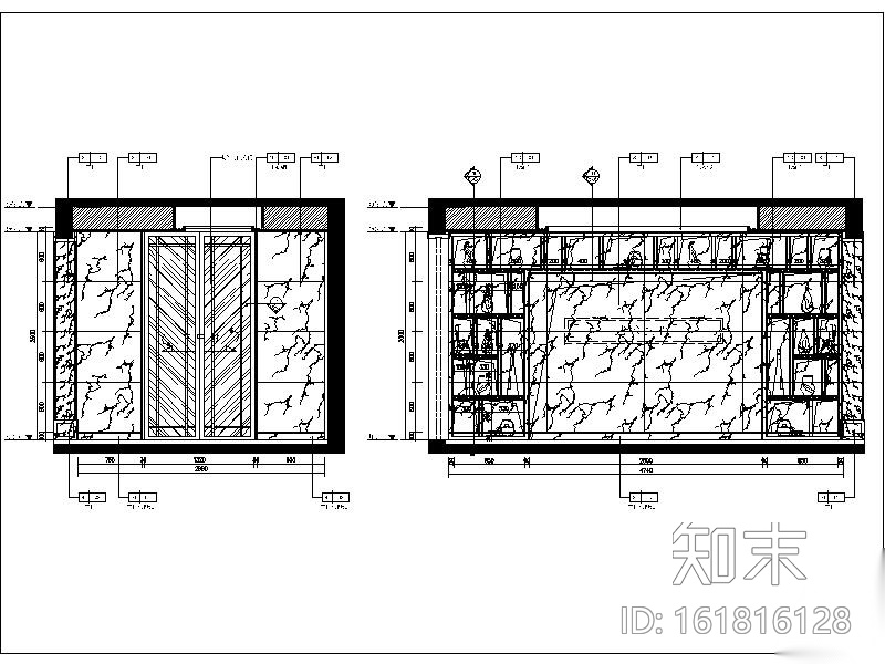 [深圳]国际高档会所设计施工图cad施工图下载【ID:161816128】