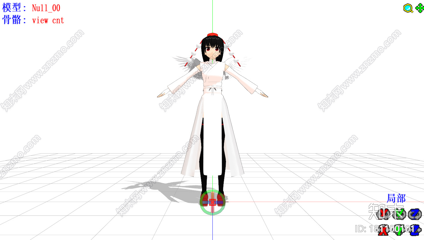 天狗天子式射命丸文mmd模型下载【ID:181100101】
