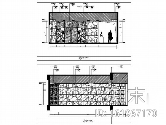 [三亚]某国际酒店行政酒廊施工图cad施工图下载【ID:161967170】