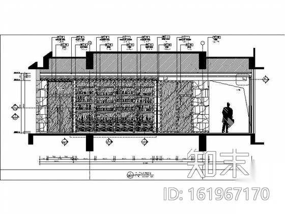 [三亚]某国际酒店行政酒廊施工图cad施工图下载【ID:161967170】