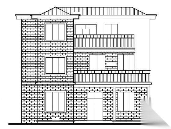 某三层别墅建筑结构施工图施工图下载【ID:149919162】