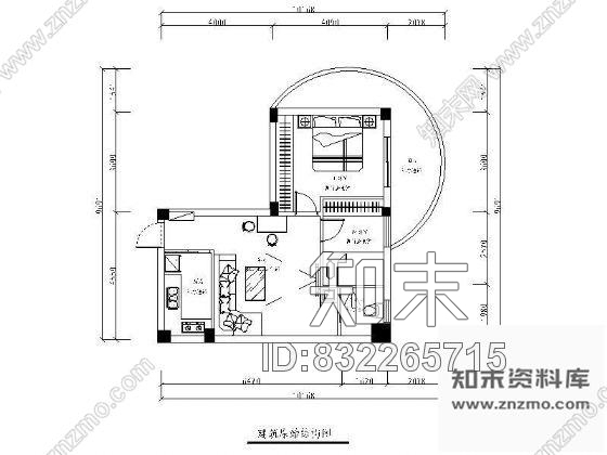 图块/节点同户型多个平面方案cad施工图下载【ID:832265715】