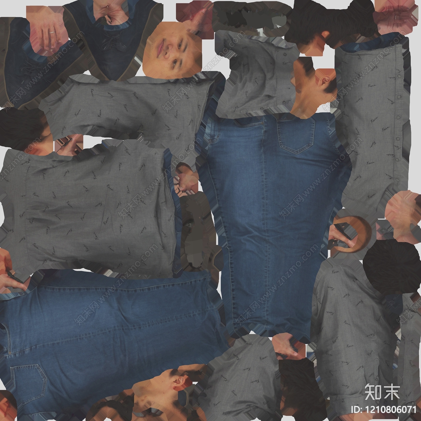 牛仔布贴图下载【ID:1210806071】