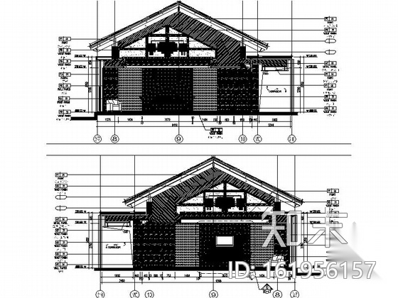 [云南]世界顶级度假酒店餐饮区装修竣工图（含效果）cad施工图下载【ID:161956157】