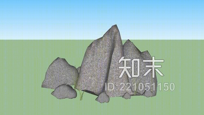 岩石SU模型下载【ID:221051150】