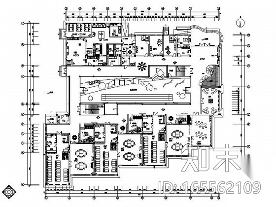 某时尚三层幼儿园全套施工图（含施工实景）cad施工图下载【ID:165562109】
