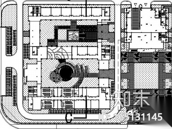 [浙江]美丽优雅校园景观设计施工图cad施工图下载【ID:165131145】