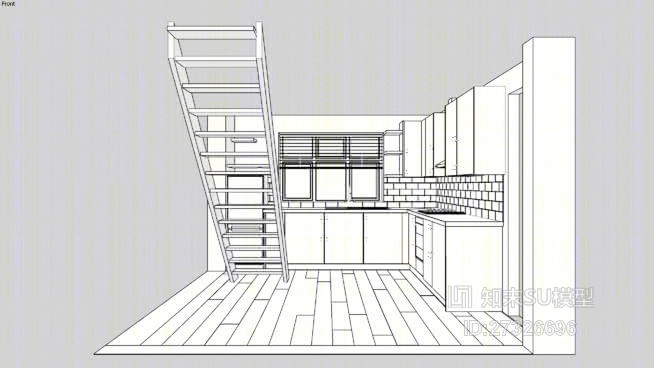 厨房SU模型下载【ID:27326696】