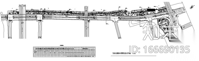 [浙江]某市江边道路沿江绿地公园全套施工图.cad施工图下载【ID:166690135】