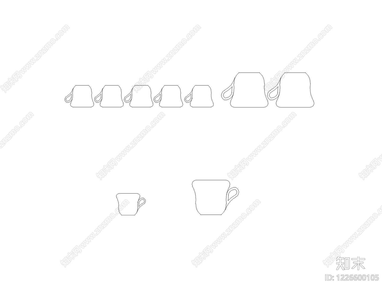 摆件cad施工图下载【ID:1226600105】
