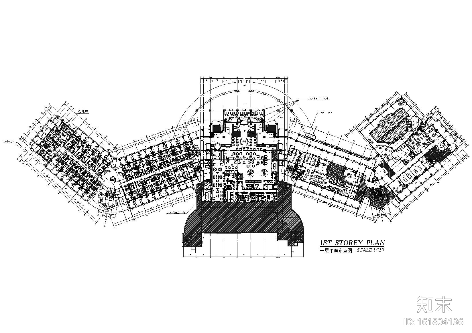 [上海]佘山索菲特大酒店项目施工图+效果图施工图下载【ID:161804136】