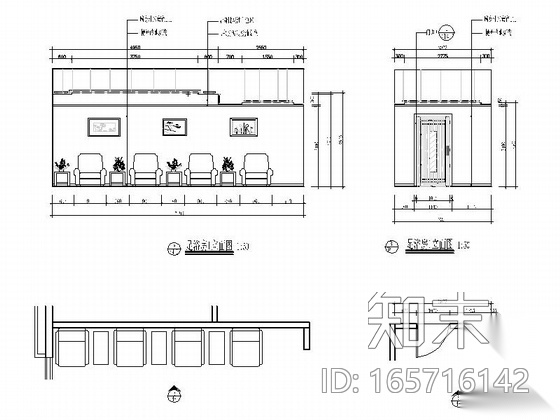 健康生活馆足浴按摩房室内装饰工程设计施工图（含效果图...cad施工图下载【ID:165716142】
