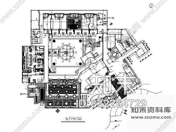 图块/节点酒店一层平面设计图施工图下载【ID:832264729】