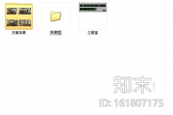美式乡村田园风格三居室装修图（含效果）cad施工图下载【ID:161807175】