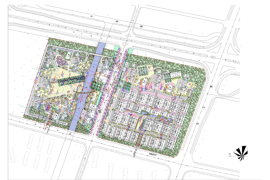 [江苏]常州天逸城住宅小区规划设计方案文本cad施工图下载【ID:151730123】