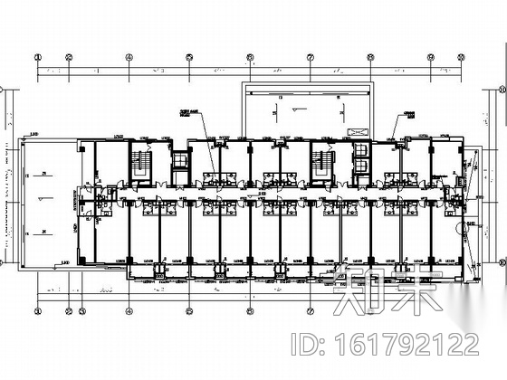 [上海]现代办公大楼内部空间大厅等室内装修施工图施工图下载【ID:161792122】