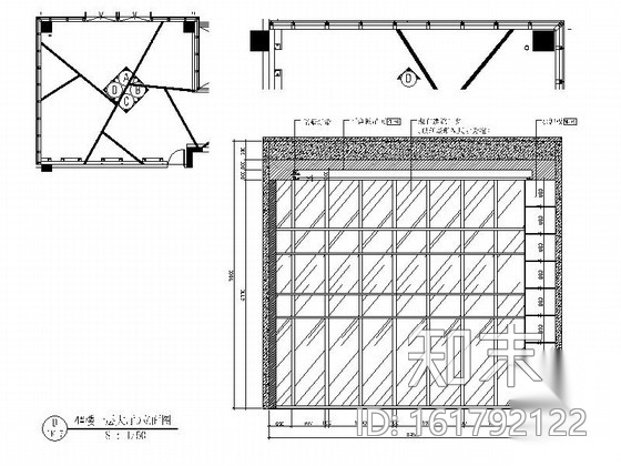 [上海]现代办公大楼内部空间大厅等室内装修施工图施工图下载【ID:161792122】