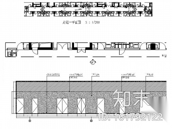 [上海]现代办公大楼内部空间大厅等室内装修施工图施工图下载【ID:161792122】