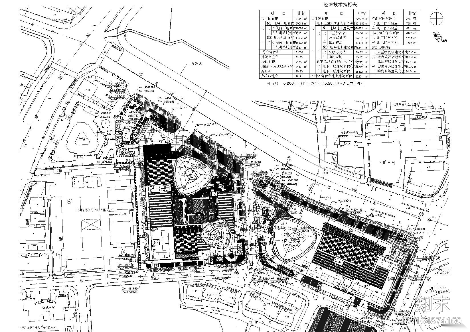 上海喜来登超高层公寓式酒店建筑项目施工图施工图下载【ID:164874160】