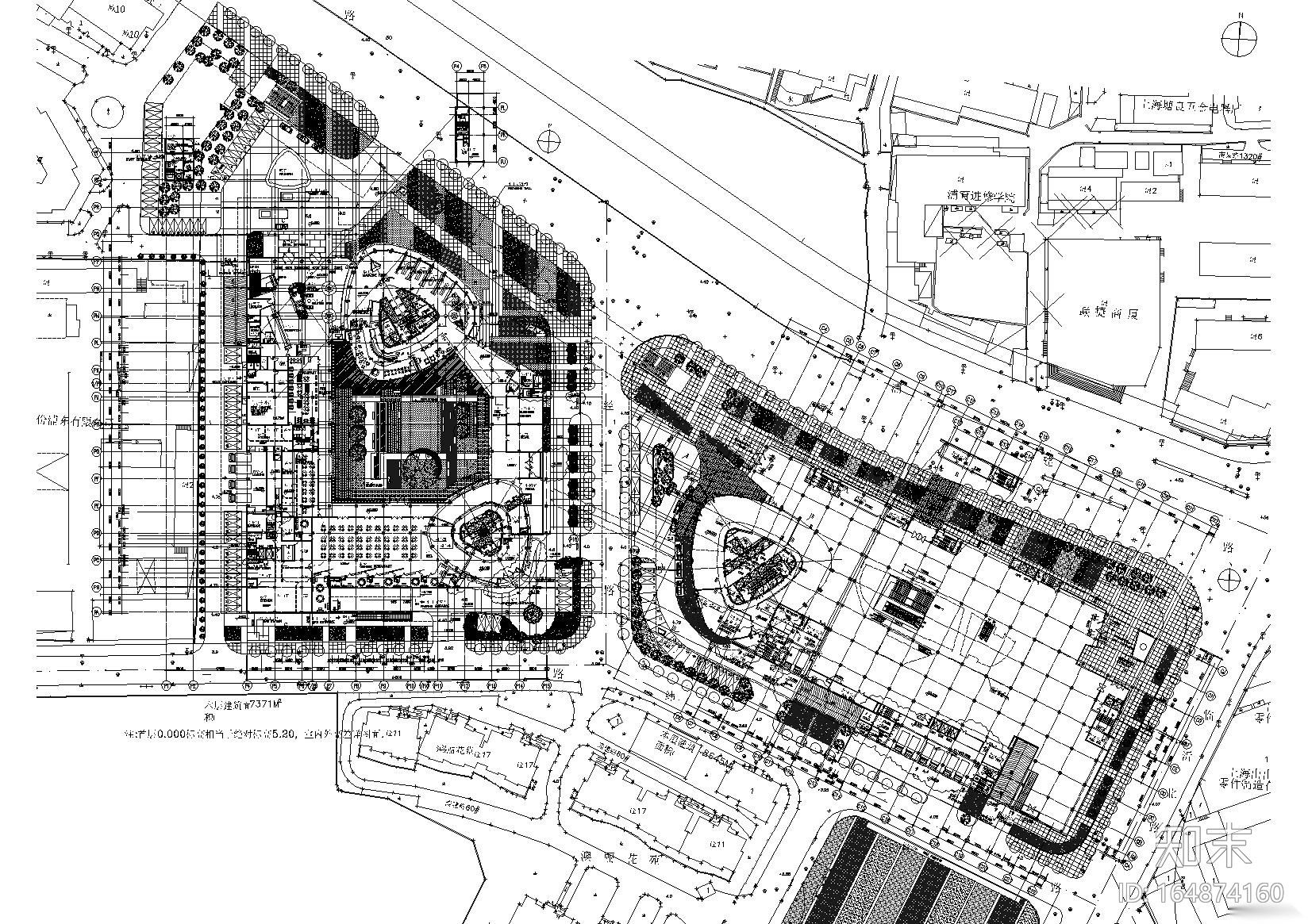 上海喜来登超高层公寓式酒店建筑项目施工图施工图下载【ID:164874160】