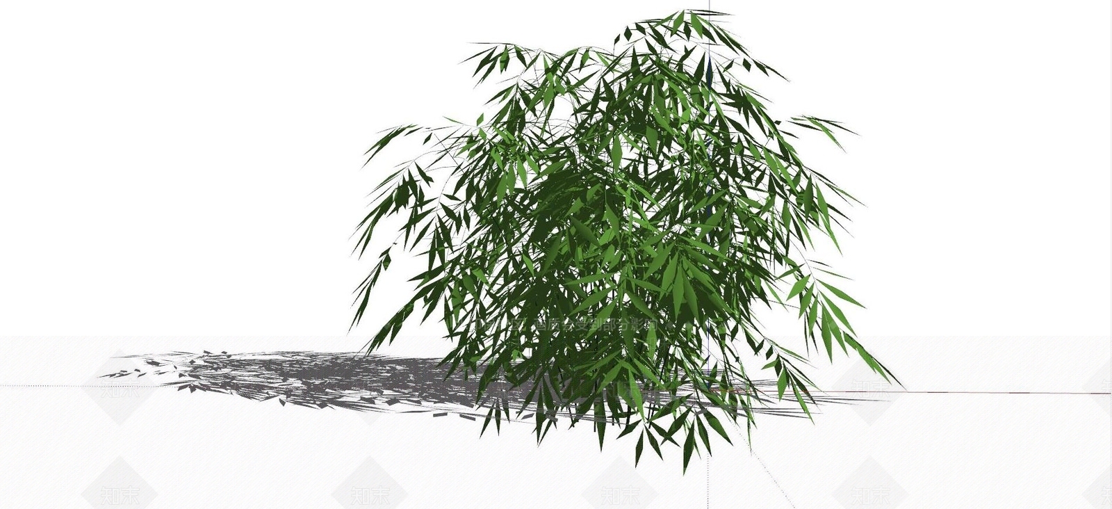现代竹子免费SU模型下载【ID:1125086706】