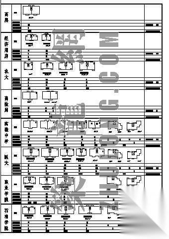 滨洲小区规划图cad施工图下载【ID:161125125】