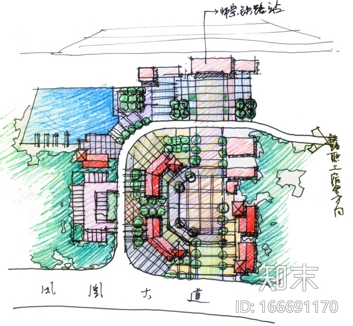 [云南]特色民宿风格公园景观规划设计cad施工图下载【ID:166691170】