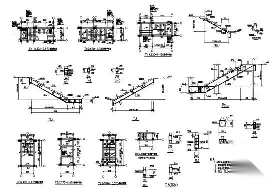 [武汉]某六层商住楼建筑结构施工图cad施工图下载【ID:167625196】