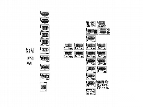 [武汉]某六层商住楼建筑结构施工图cad施工图下载【ID:167625196】