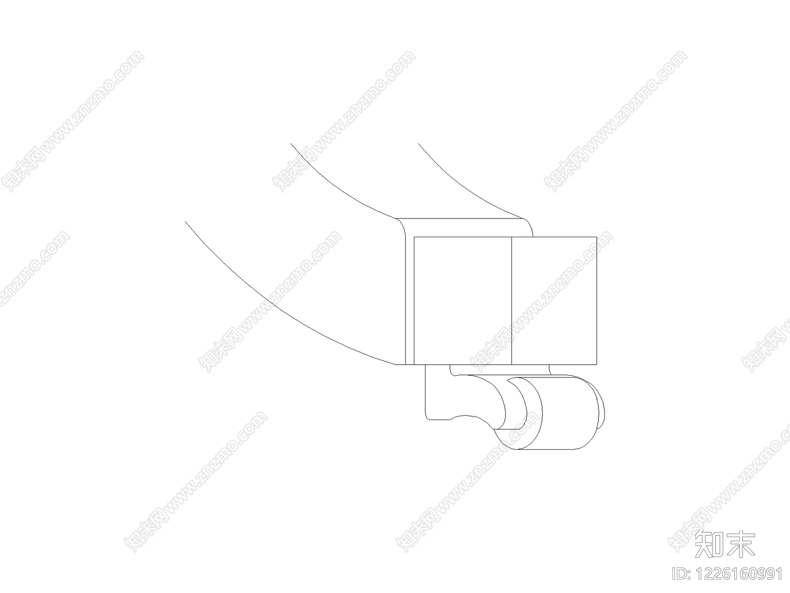 现代椅子CAD图纸