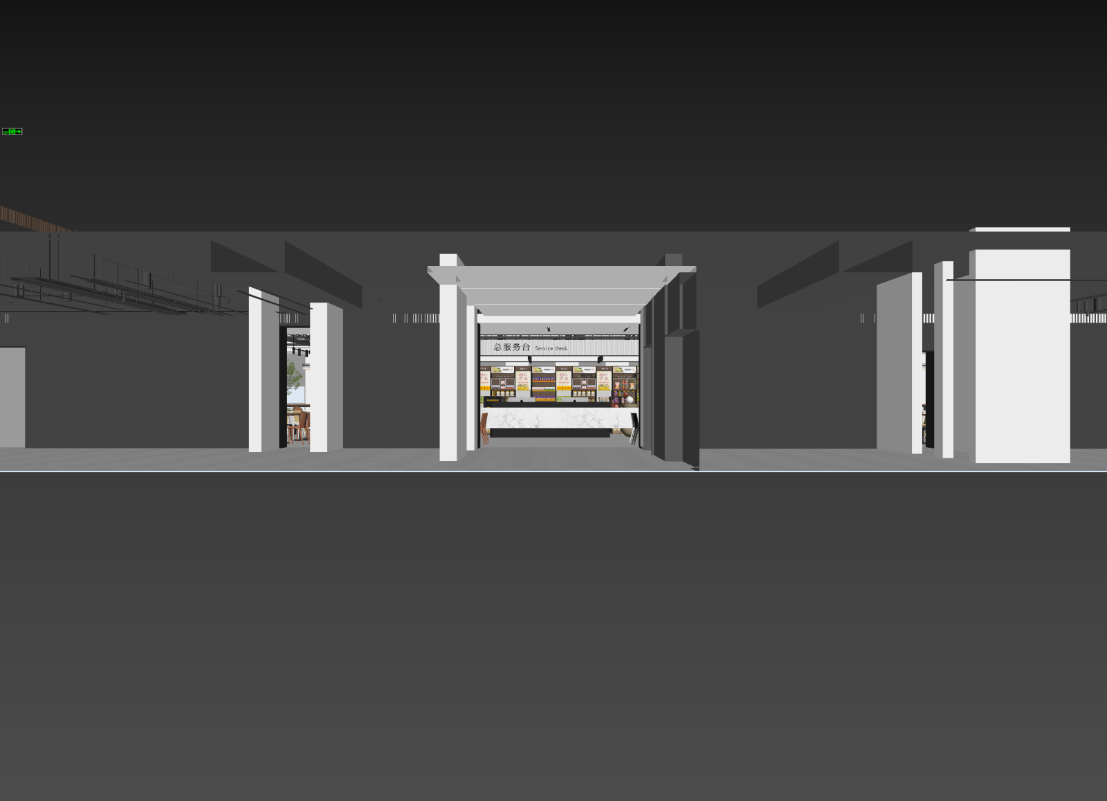 现代售楼处3D模型下载【ID:1214995410】