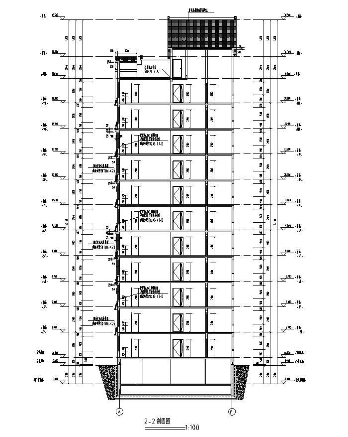 [宁夏]多高层低密度住宅建筑施工图（含会所及全专业）cad施工图下载【ID:149777150】