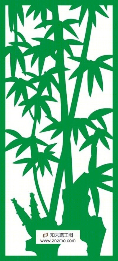 cad竹子隔断3d模型下载【id:36901365】