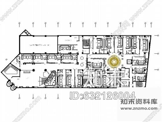 施工图福建某豪华KTV走道室内装修施工图cad施工图下载【ID:632126004】