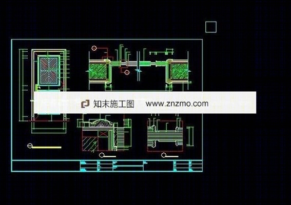 总统套房门详图cad施工图下载【ID:36942074】