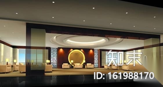 某酒店宴会厅装修图(含效果)cad施工图下载【ID:161988170】