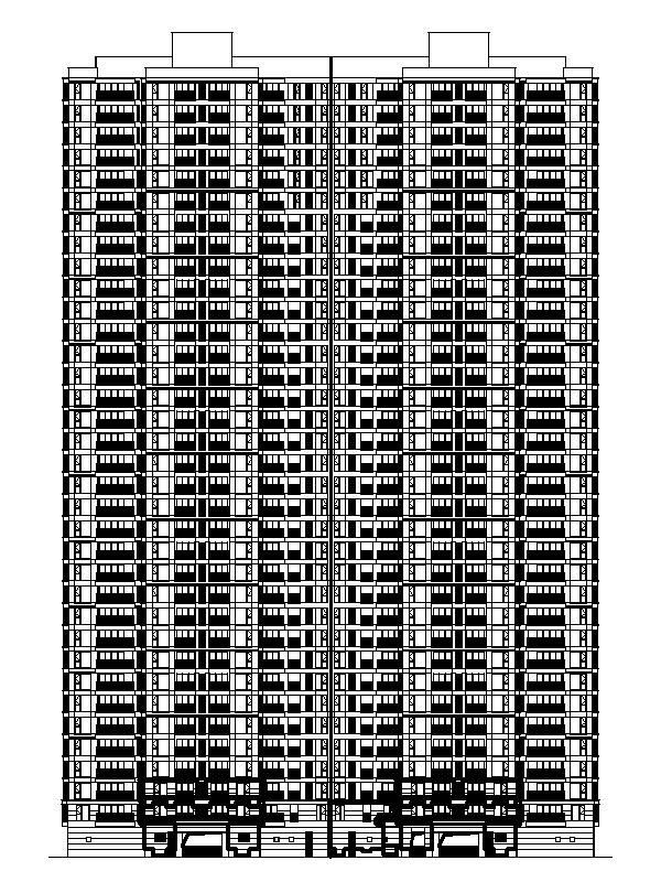 [湖南]知名地产出品现代风格高层住宅建筑初步设计图纸...cad施工图下载【ID:166831184】