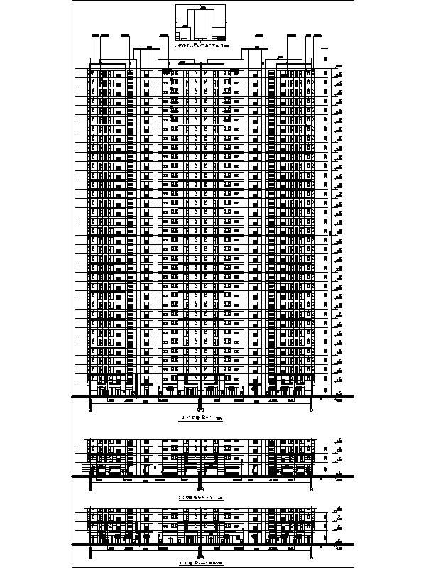 [湖南]知名地产出品现代风格高层住宅建筑初步设计图纸...cad施工图下载【ID:166831184】