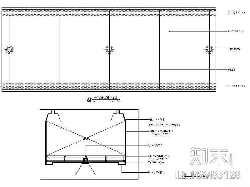商场一层扶梯详图施工图下载【ID:168435128】