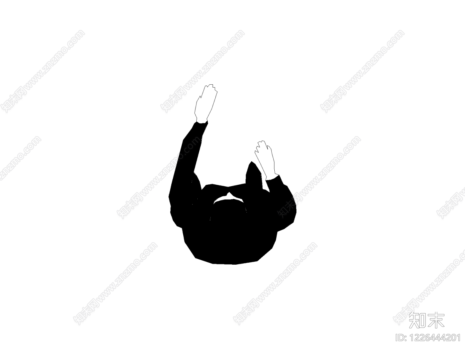 现代人物CAD图纸