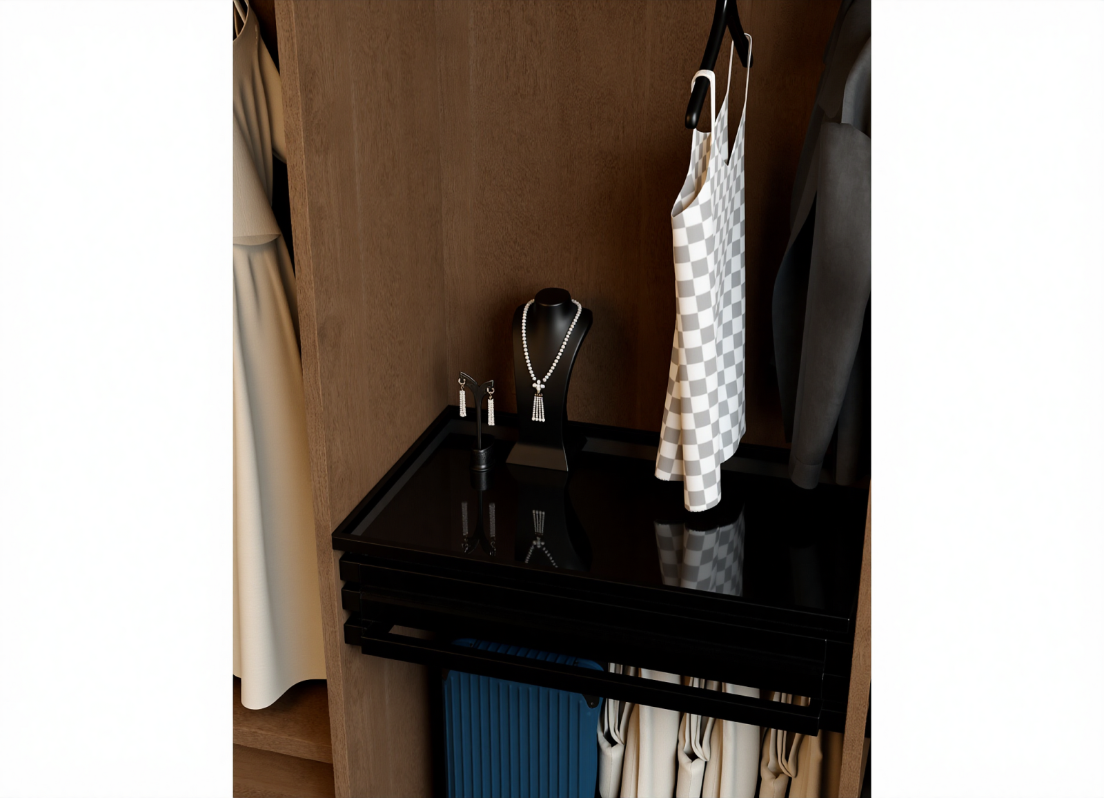 新中式首饰柜3D模型下载【ID:1215146091】