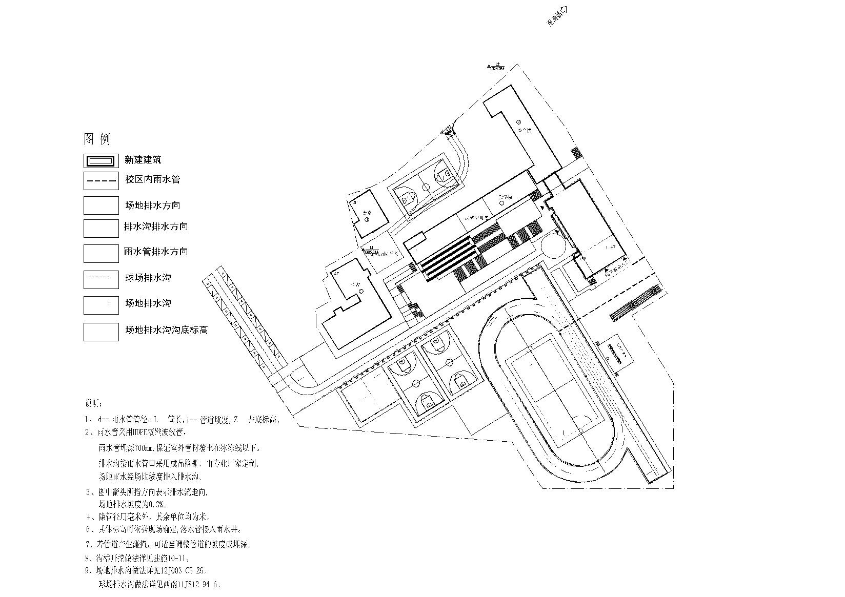 [贵州]清镇市犁倭小学扩建项目-教学综合楼cad施工图下载【ID:167361155】