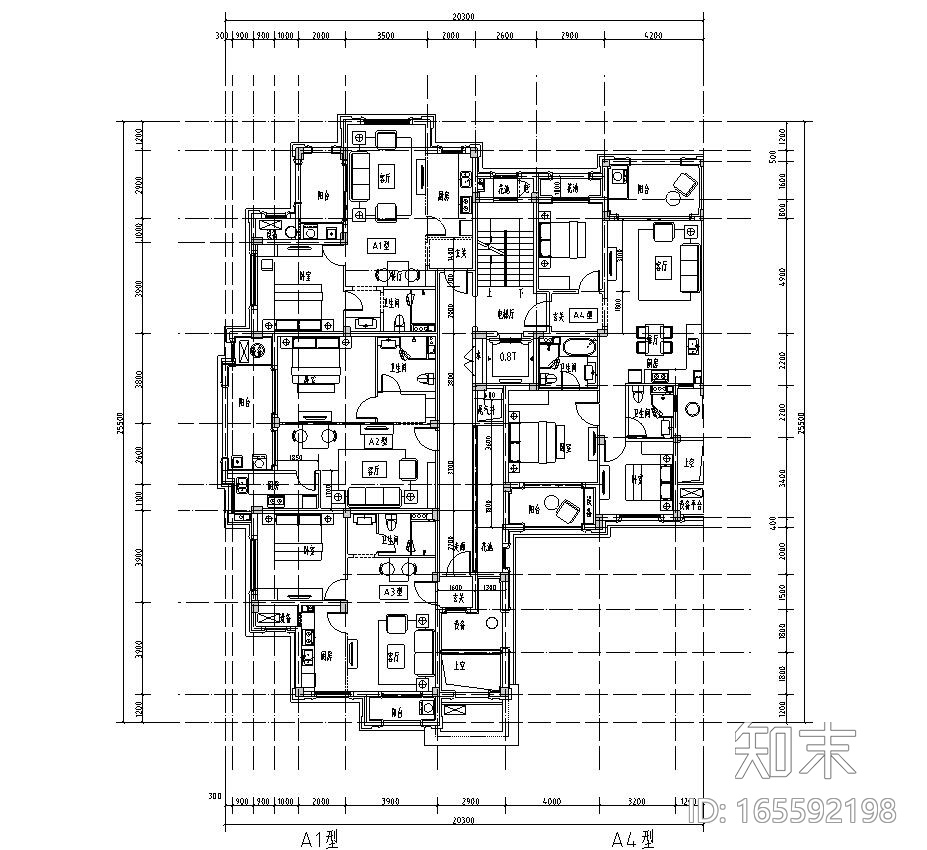 ​[北京]泰禾西府大院中式展示区施工图设计（CAD）cad施工图下载【ID:165592198】