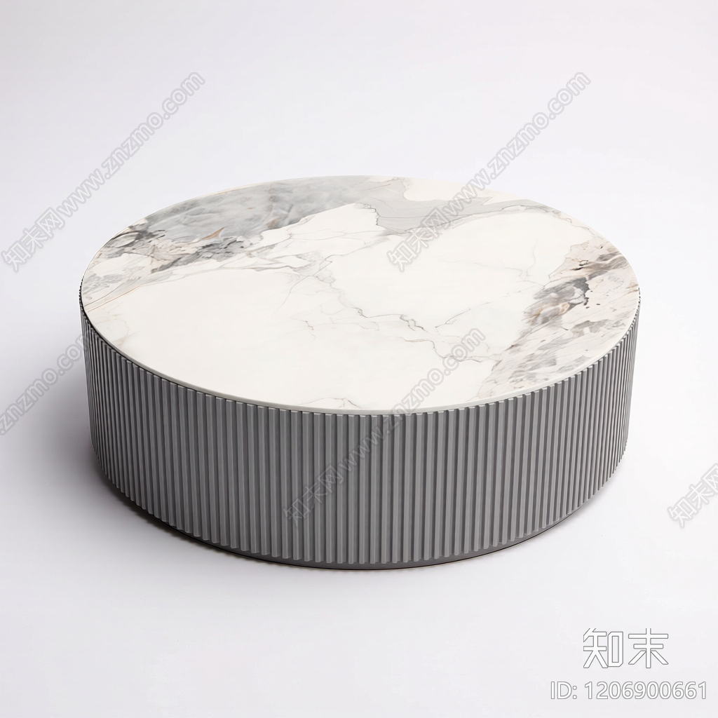 大理石台面圆桌3D模型下载【ID:1206900661】