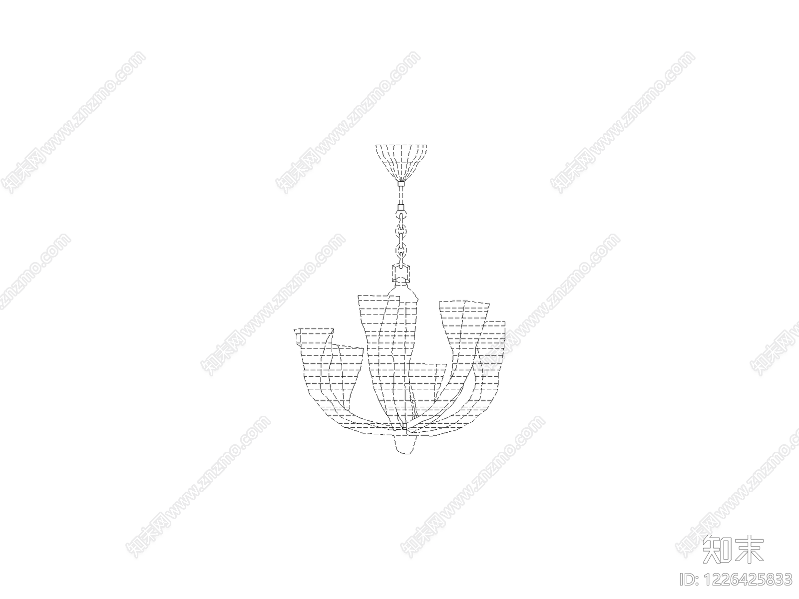灯具图块cad施工图下载【ID:1226425833】