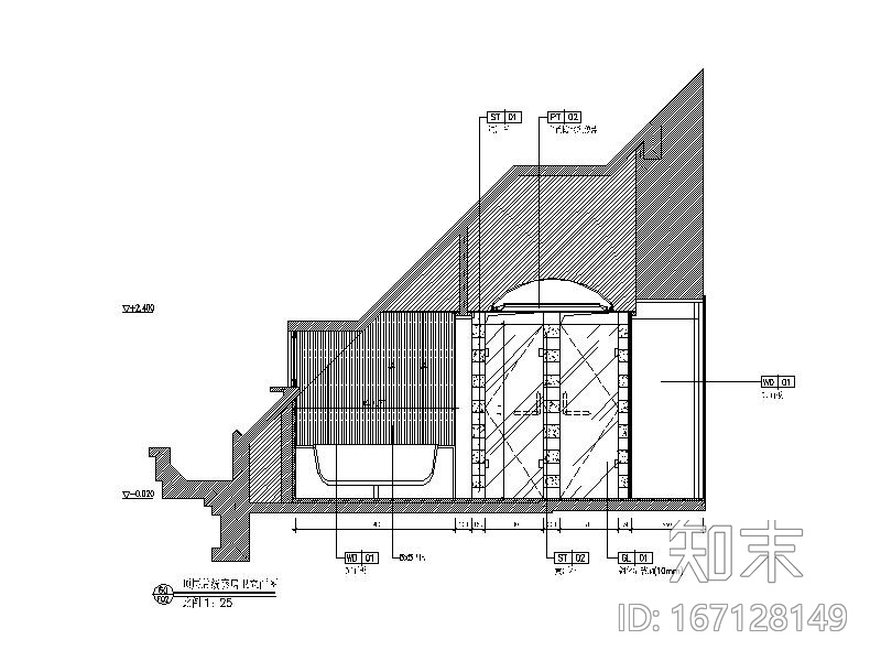 [安徽]美式风格户型样板房CAD施工图（含实景图）cad施工图下载【ID:167128149】