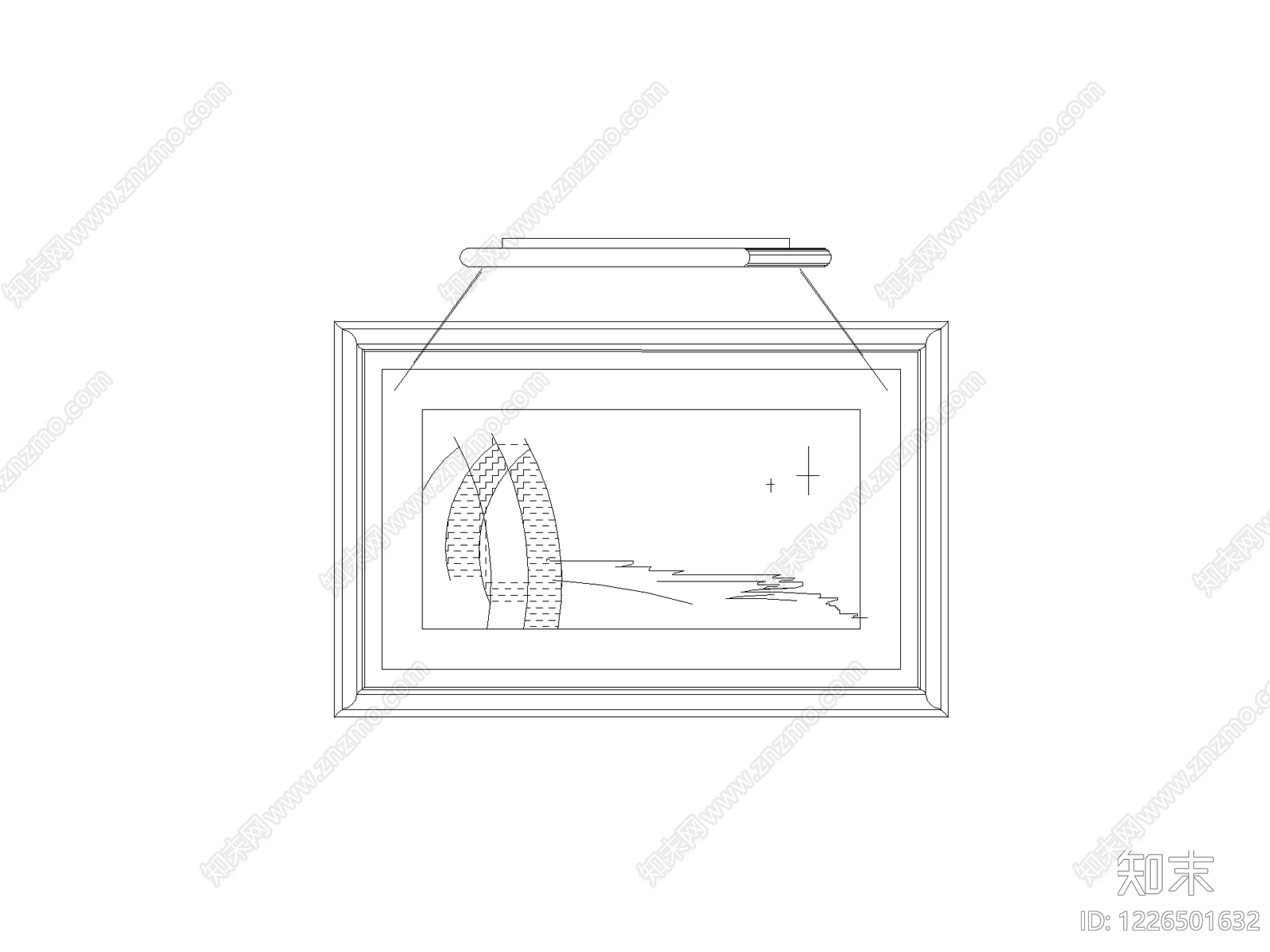 挂画CAD图纸