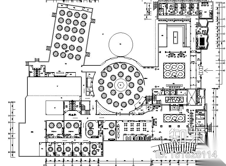 [福建]厦门天地人酒店设计施工图（附效果图）cad施工图下载【ID:161828114】