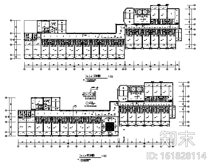 [福建]厦门天地人酒店设计施工图（附效果图）cad施工图下载【ID:161828114】