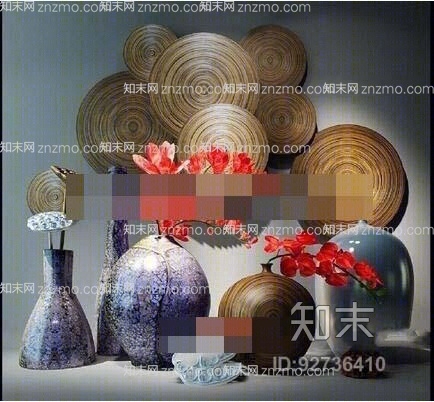 摆件组合3D模型下载【ID:92736410】